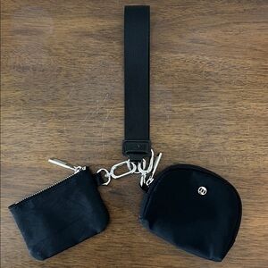 MOVE ACTIVE dual-pouch wristlet wallet